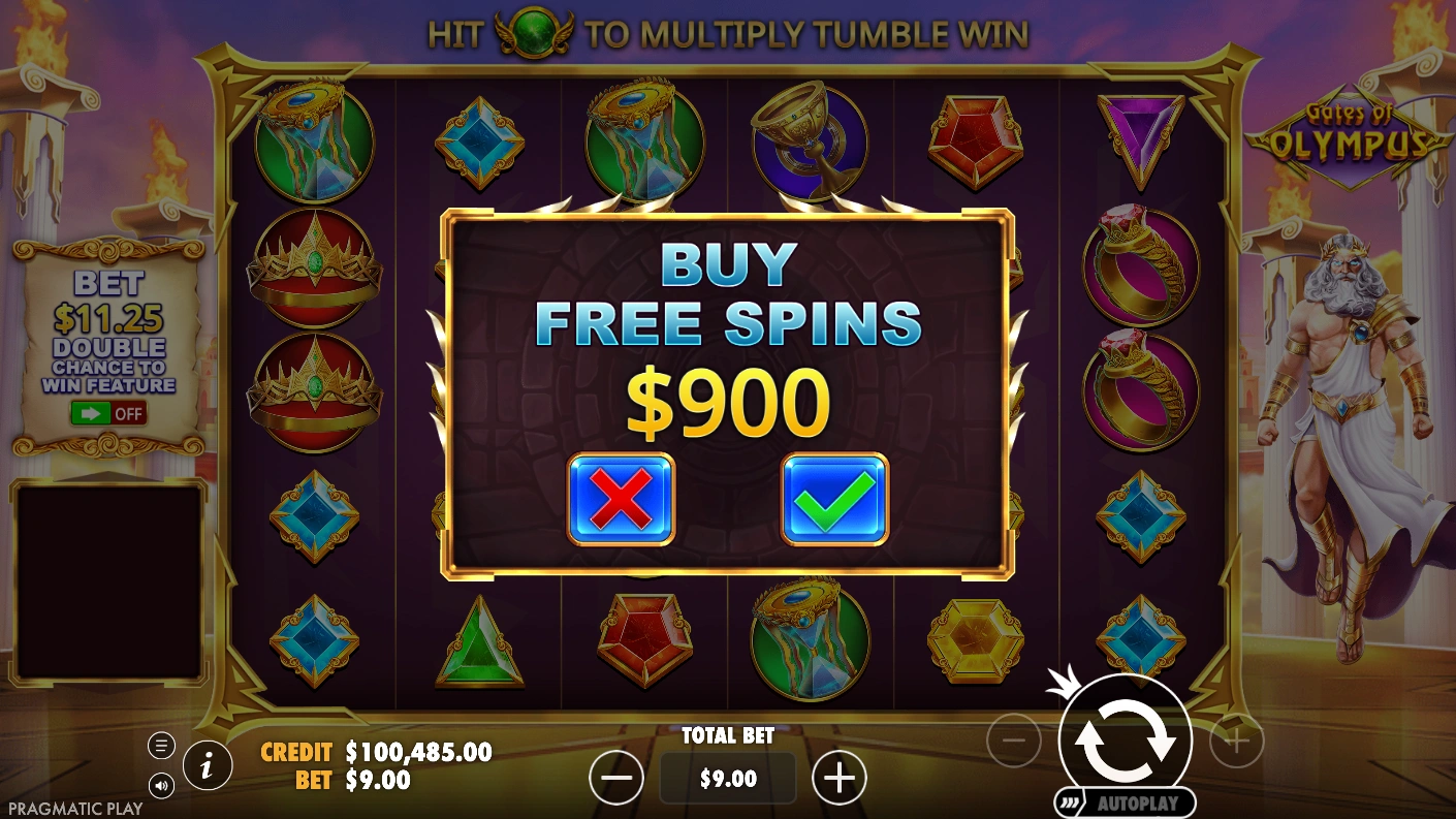 Compra de Tiradas Gratis Gates of Olympus